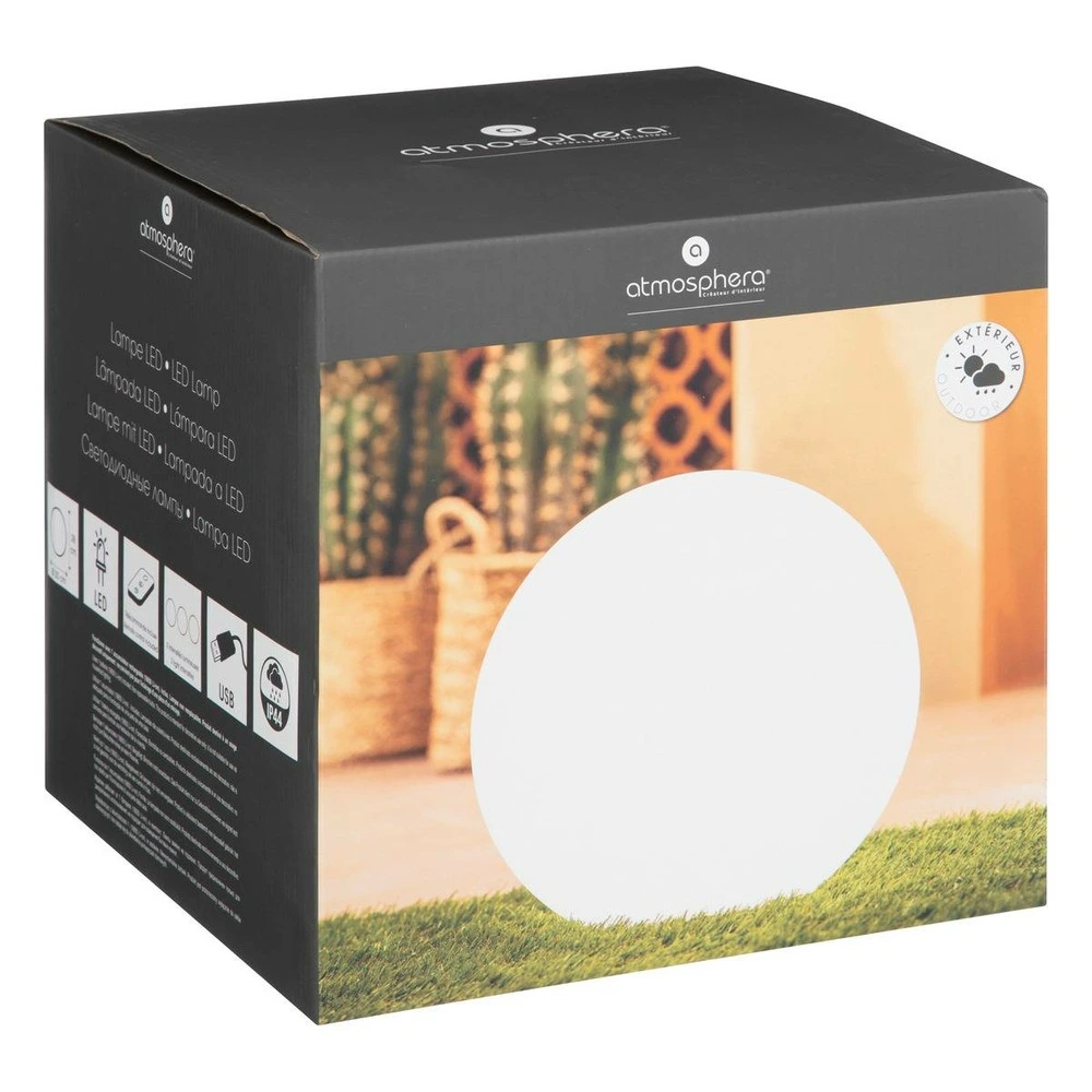Certifié OEM Boule led outdoor - blanc - d30 cm
