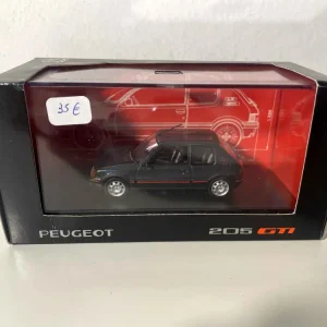 Certifié OEM Peugeot 205 GTI noire (Norev)