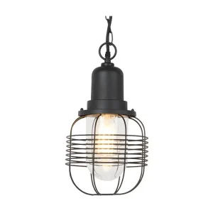 Certifié OEM Suspension d'extérieur rurale noire IP44 - Guardado