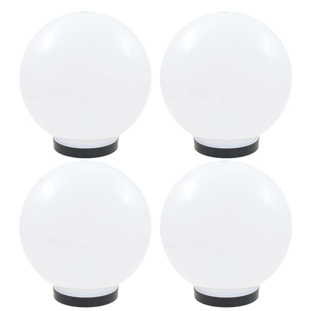Chaîne de transmission Lampes à LED sous forme de boule 4 pcs Sphérique 25 cm PMMA