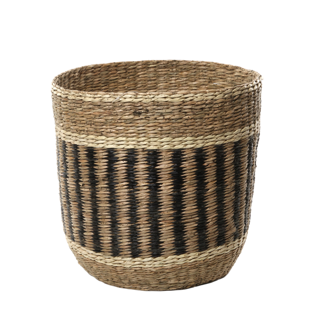 Chaîne de transmission Panier Jacy rond noir - H.35xD.34cm Mica