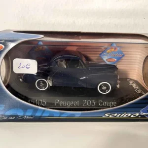 Chaîne de transmission Peugeot 203 coupé bleue foncée (Solido référence 45105)