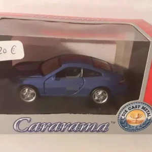 Chaîne de transmission Porsche 911 coupé bleue (avec dessin de voiture sur le socle)