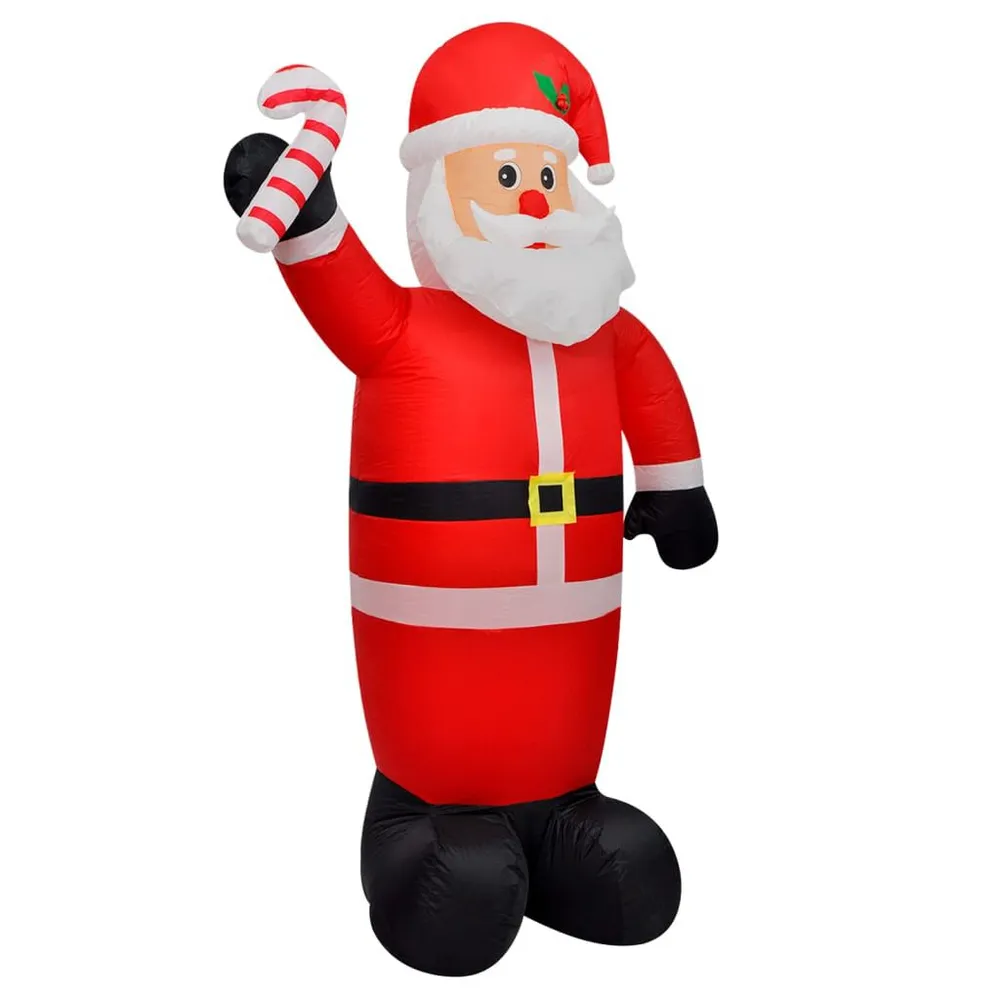 Chaîne de transmission Père Noël gonflable avec LED 300 cm