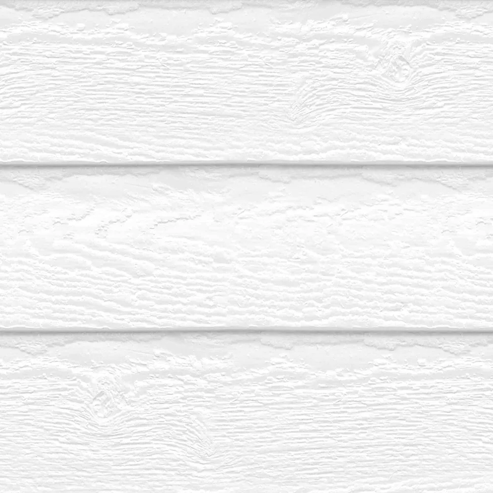 Chaîne de transmission Revêtement d'extérieur Ced'R-Vue de 9" x 3/8" x 12', blanc
