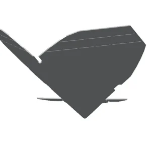 Chaîne de transmission STUV - 30 - 14001142 omleidingsplaat - Déviateur fumée superieur