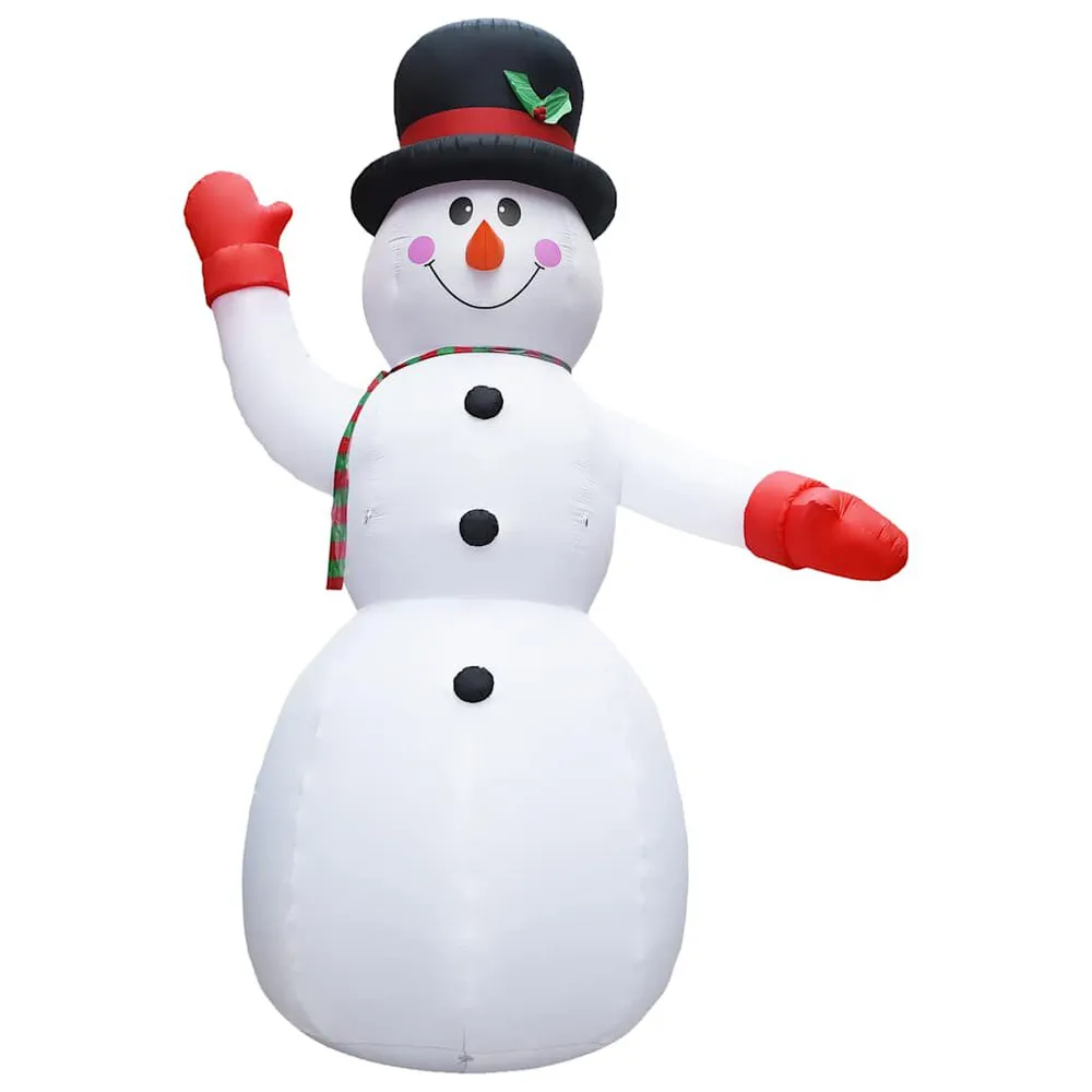 Échappement complet Bonhomme de neige gonflable avec LED IP44 600 cm XXL