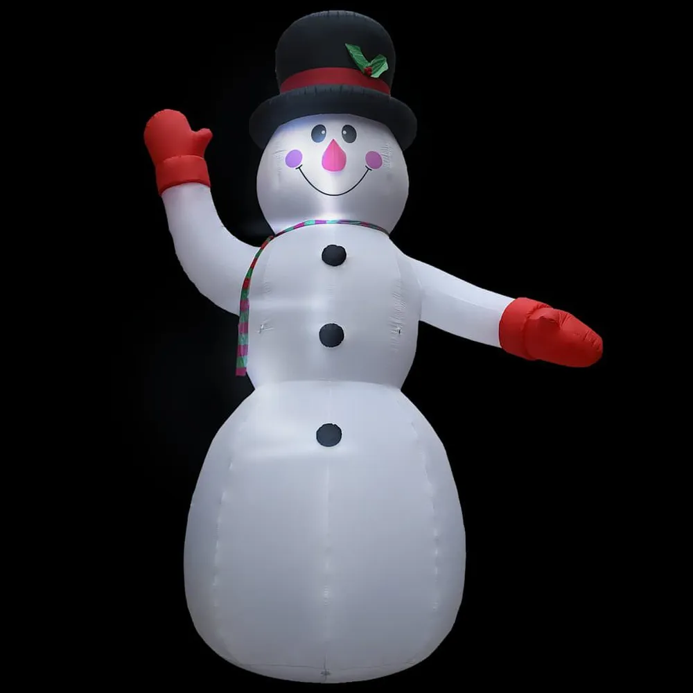 Échappement complet Bonhomme de neige gonflable avec LED IP44 600 cm XXL