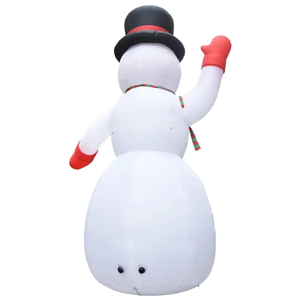 Échappement complet Bonhomme de neige gonflable avec LED IP44 600 cm XXL