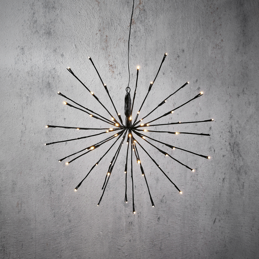 Échappement complet Boule de noël lumineuse feu d'artifice 72led IP44 Luca Lighting