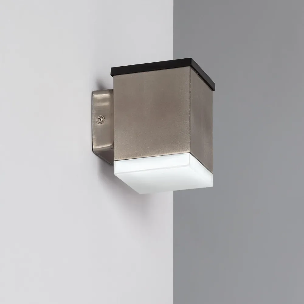 Échappement complet Jafaro Lampe Solaire à LED en Aluminium pour Mur Extérieur