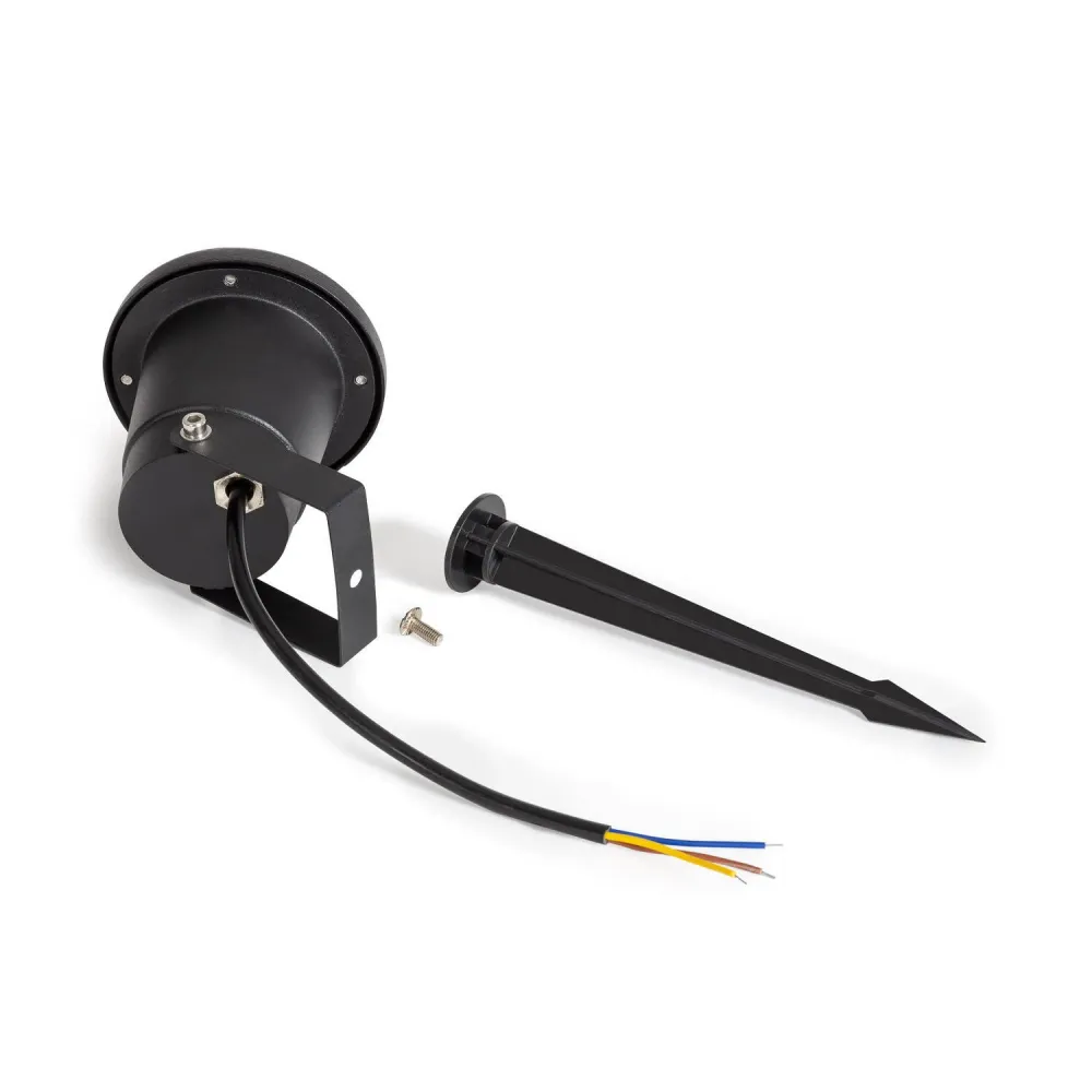Échappement complet Projecteur extérieur GU10 en aluminium sur piquet modèle Begira