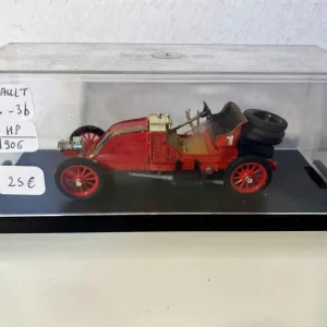 Échappement complet Renault GP - 3b 90 HP rouge avec le numéro 1 de 1906 (BRUMM)