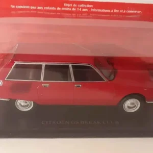 Citroën GS Break Club rouge profond (échelle 1/24ème)
