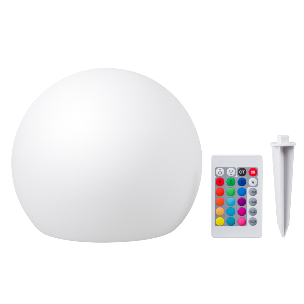 Disque de frein perforé Boule lumineuse solaire multicolore H28 x Ø30 cm