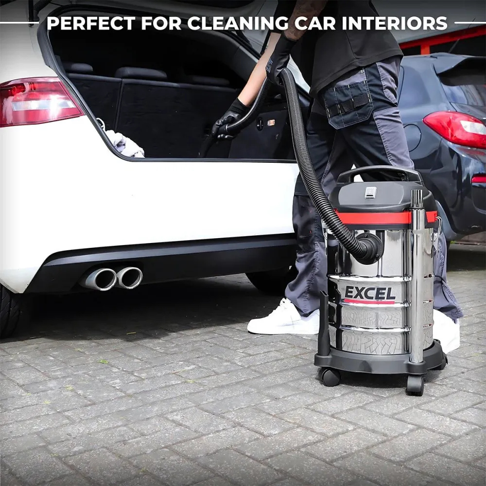 Disque de frein perforé Excel 30L Wet & Dry Vacuum Cleaner 240V/1400W Without Power Take Off Socket