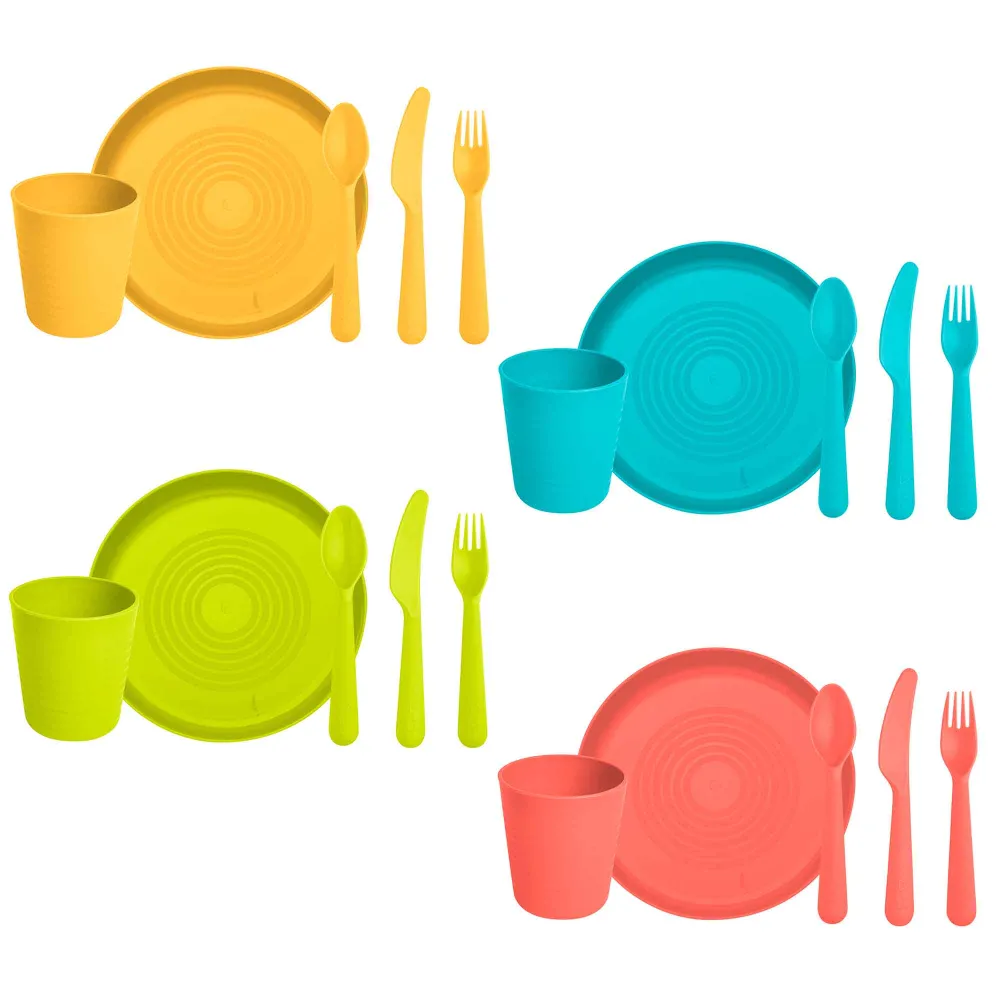 Ensemble à pique-nique de 20 morceaux, 4 choix de couleurs par Akrapovič