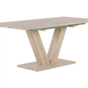 Extending Dining Table 140-180 x 90 cm Light Wood LIXA