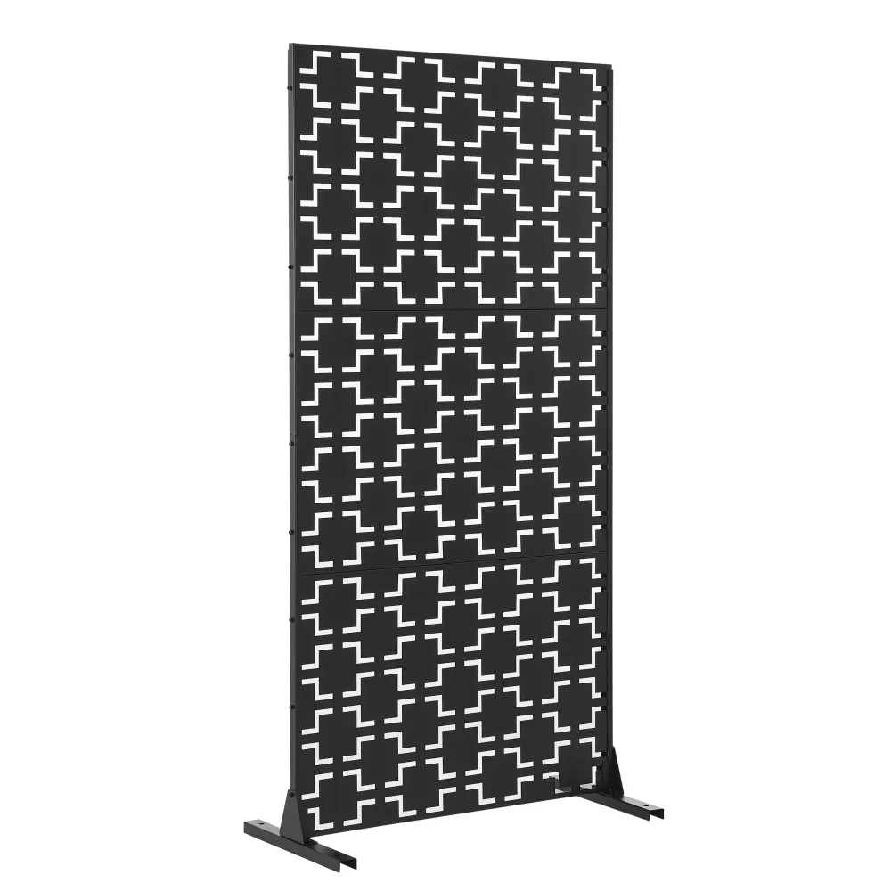 Filtre à air sport Cloison de séparation pour extérieur et intérieur acier galvanisé 180 x 90 x 40 cm acier galvanisé noir...