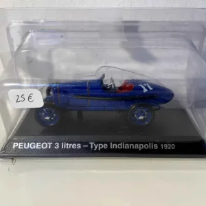 Filtre à air sport Peugeot 3 litres - type Indianapolis bleu de 1920