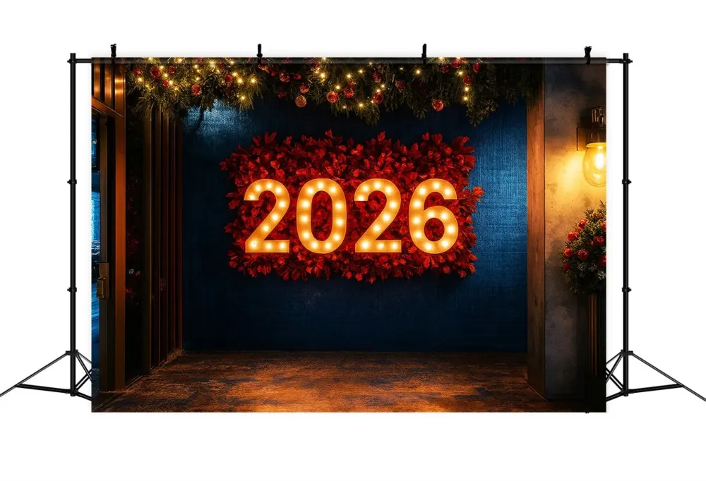 Fond pour le Nouvel 2026 Décorations lumineuses festives Fond pour le Nouvel LXX510-10 avec joints neufs