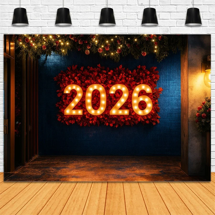 Fond pour le Nouvel 2026 Décorations lumineuses festives Fond pour le Nouvel LXX510-10 avec joints neufs