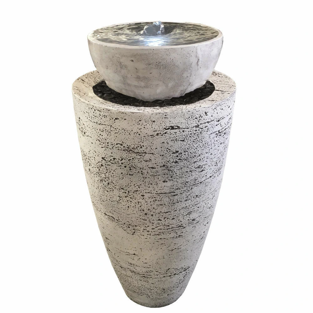 Fontaine Coupole Blanche L.42 x 42 x H.80 cm avec meilleure adhérence