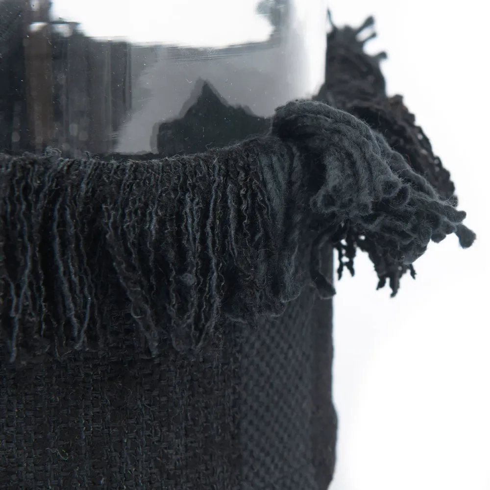 Oh My Gee Candle Holder - Black Tissu doux - XL