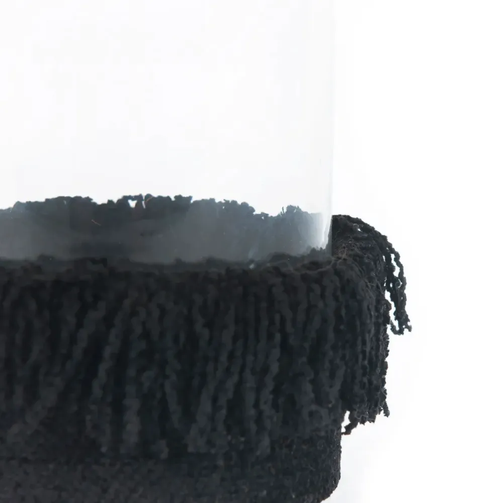 Oh My Gee Candle Holder - Noir jais Velvet - M