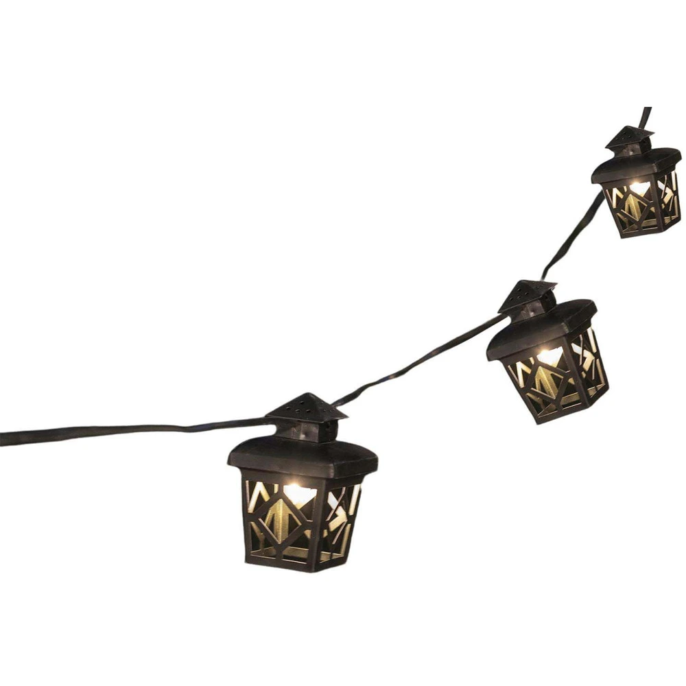 Guirlande lumineuse extérieure en métal chelsea 8m pour quads utilitaires