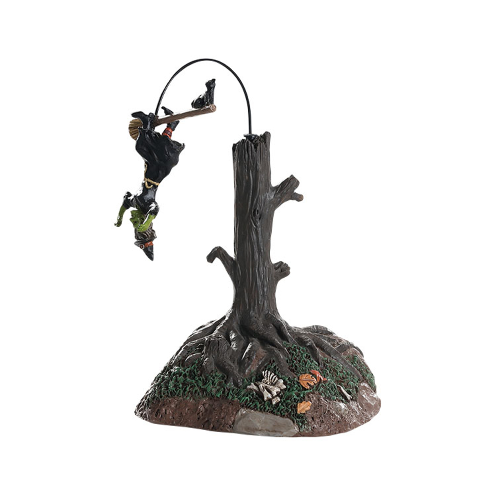 Halloween : Sorcière sortant d'un arbre 4.5 V Lemax pour amélioration performances