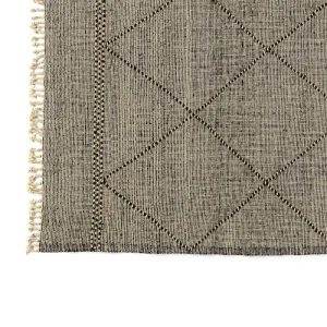 Handwoven Afghan Rug #026 en acier inoxydable