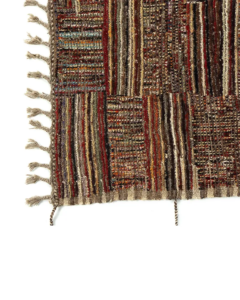 Handwoven Afghan Rug #0294 avec Garantie Constructeur