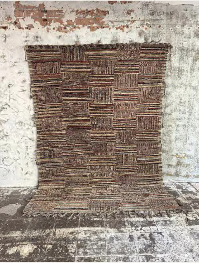 Handwoven Afghan Rug #0294 avec Garantie Constructeur