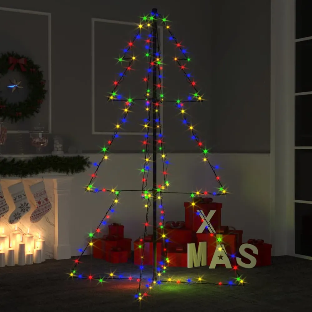 Haute Performance Arbre de Noël cône 200 LED d'intérieur/d'extérieur 98x150 cm