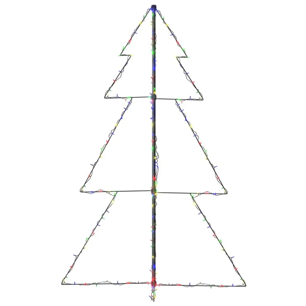Haute Performance Arbre de Noël cône 200 LED d'intérieur/d'extérieur 98x150 cm
