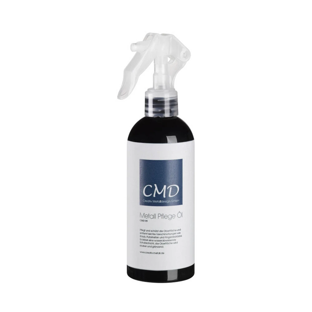 Huile d'entretien pour inox, en spray avec rivets de maillon