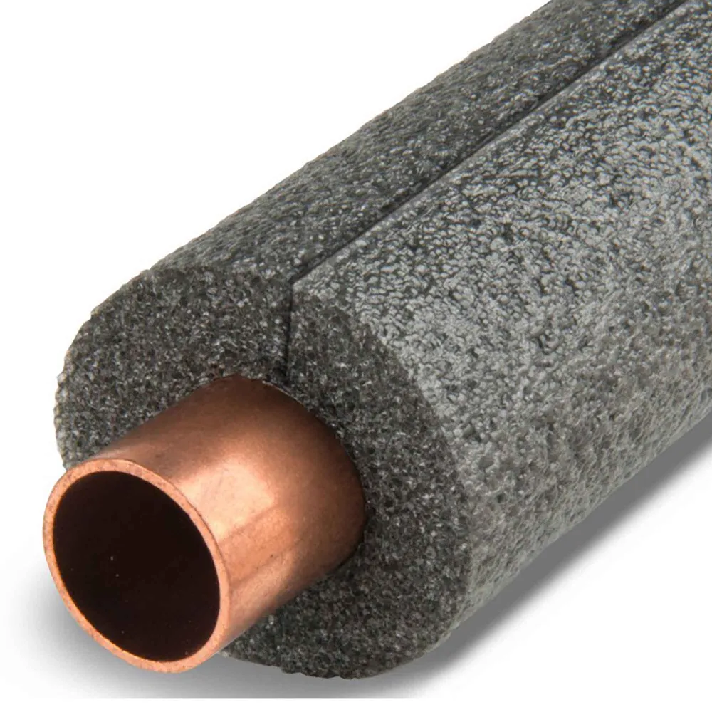 Isolant à tuyau en polyéthylène semi-fendu, 1-1/8'' x 36" avec meilleure adhérence
