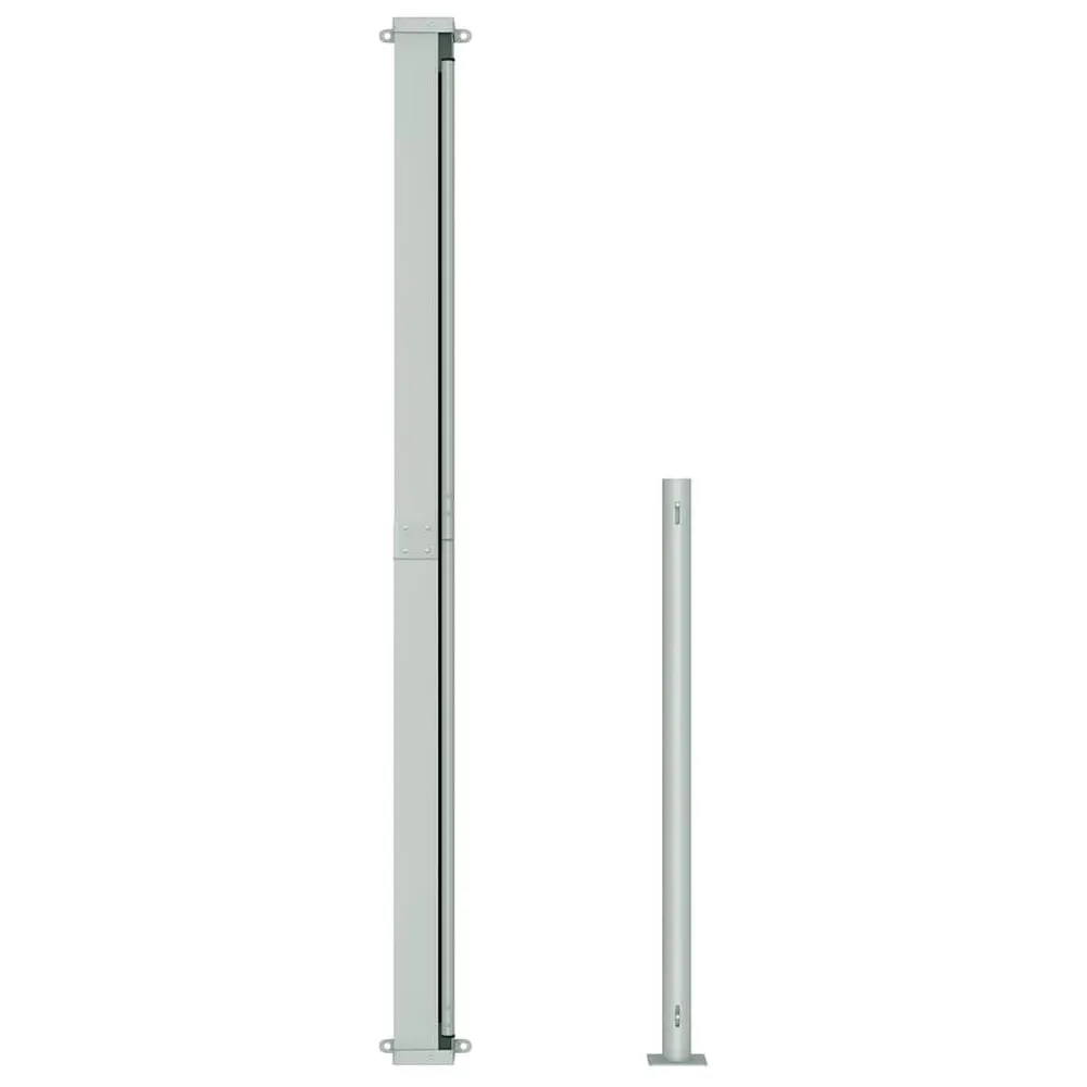 Kit embrayage Auvent latéral rétractable de patio 220x500 cm Noir
