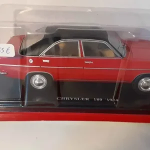 Kit embrayage Chrysler 180 rouge et toit noir de 1974 (échelle 1/24ème)