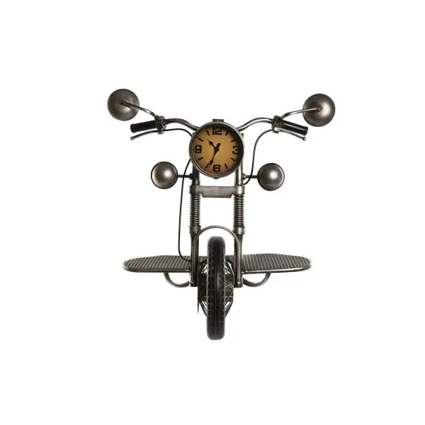 Kit embrayage Etagère Murale Atypique en Forme de Calandre de Moto Vieux style avec Horl
