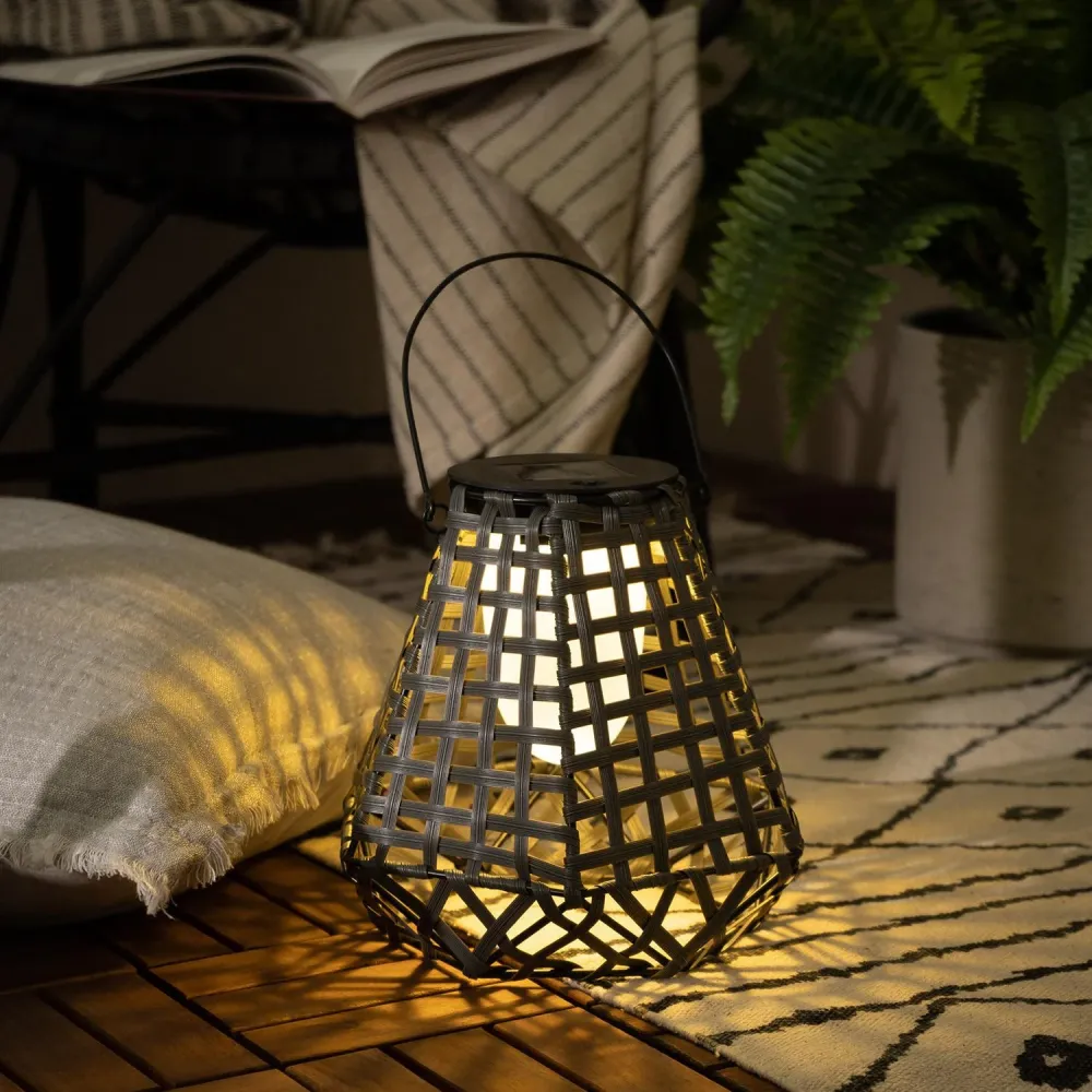Lampe d'extérieur solaire LED à poser modèle Mumbai Compatible avec Honda CRF250