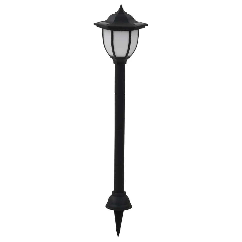 Lampe solaire à LED d'extérieur 3 pcs Noir pour quads utilitaires
