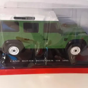 Land Rover DEFENDER 110 vert kaki et toit blanc de 2005 (échelle 1/24ème) avec joints neufs