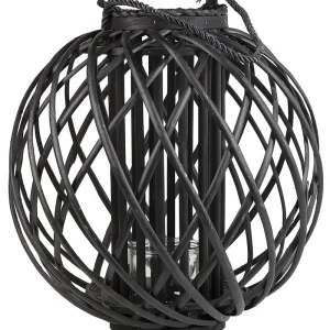 Lantern SAMOA Wood Noir jais