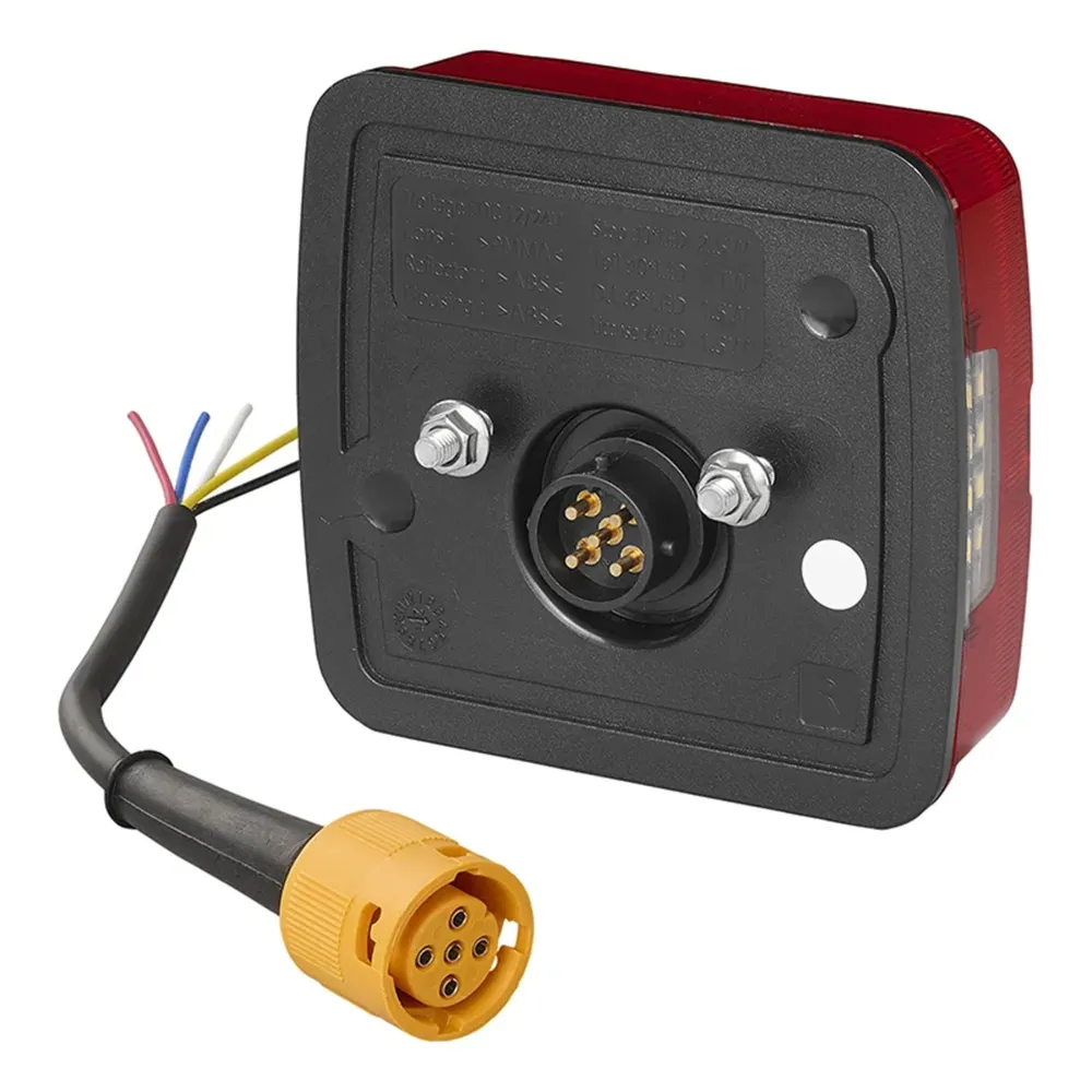 LED Rückleuchte 4 Funktionen – Links, 106 x 99 mm, 12V, IP67,