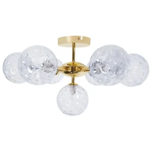 7 Light Cristal Ceiling Lamp Blue ANADYR