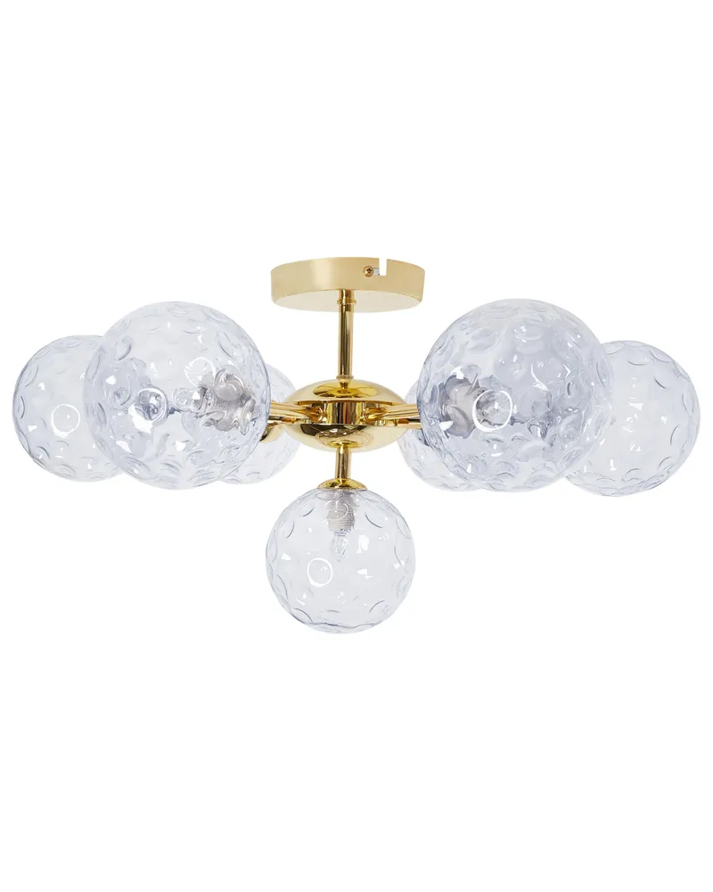 7 Light Cristal Ceiling Lamp Blue ANADYR