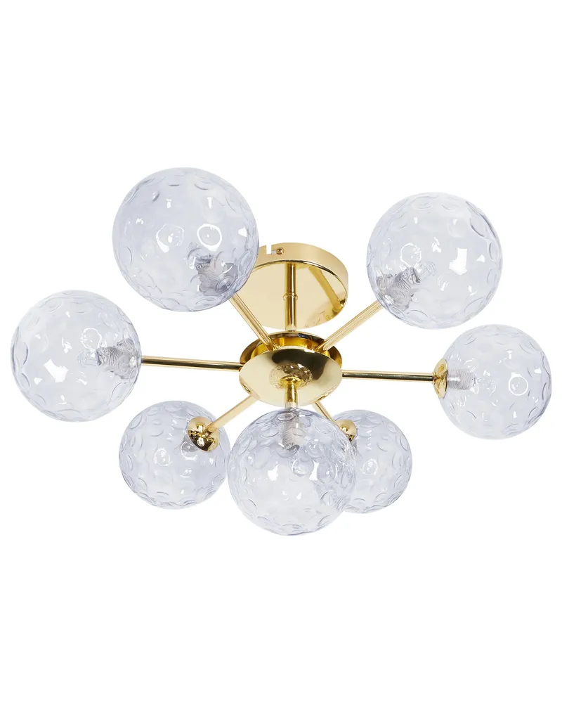 7 Light Cristal Ceiling Lamp Blue ANADYR