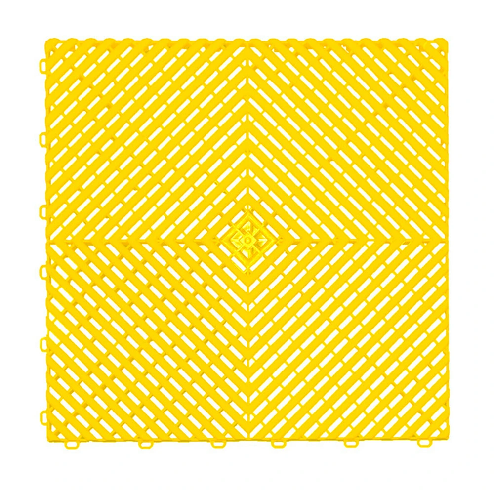 Lot de 1 m² - mosaik aero dalles clipsables ajourées - jaune en acier inoxydable
